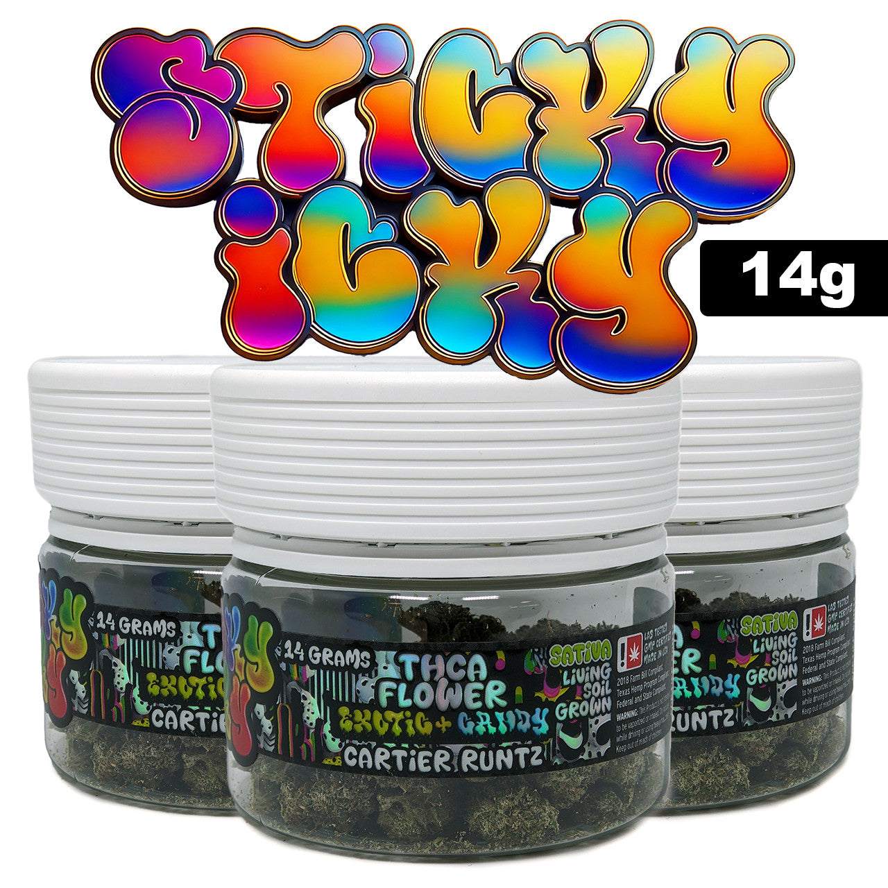 Sticky Icky - THCA Flower 14g - All Tiers Sticky Icky - THCA Flower 14g - All Tiers